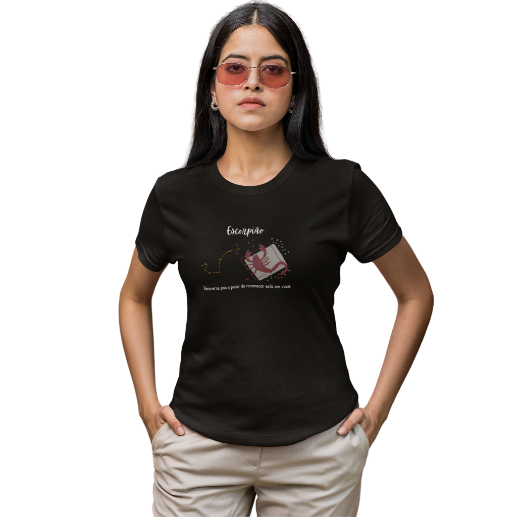 T-Shirt Feminina Prime - Escorpião