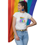 T-Shirt Feminina Pima LGBT - Pride: Love Above All